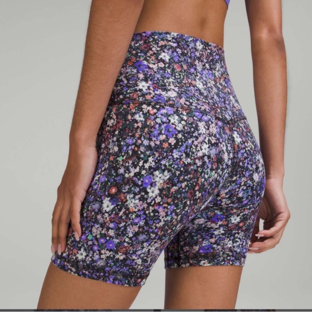 Lululemon Align High-Rise Short 8” Flower Burst Multi Size 6